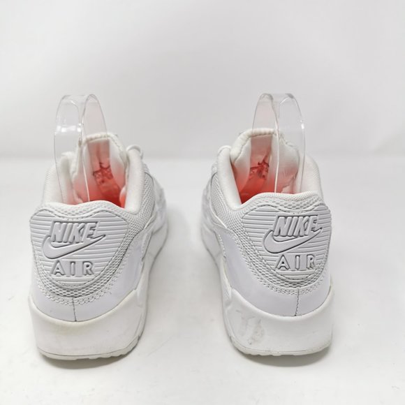 Nike Air Max 90 Premium White Athletic Sneakers - Picture 10 of 14